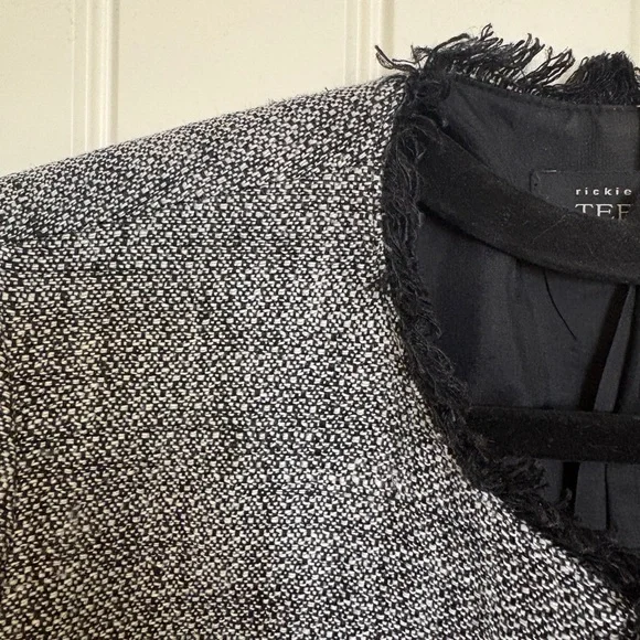 Rickie Freeman for Teri Jon Floral Embroidered Blazer - Picture 5 of 7